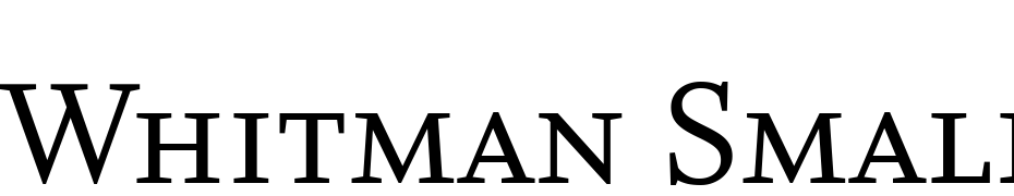 Whitman Small Caps LF Font Download Free